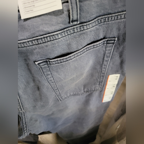 NWT Goodfelloe Men's GrayBlue Jeans Size 40x30 - Picture 8 of 12